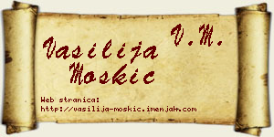 Vasilija Moskić vizit kartica